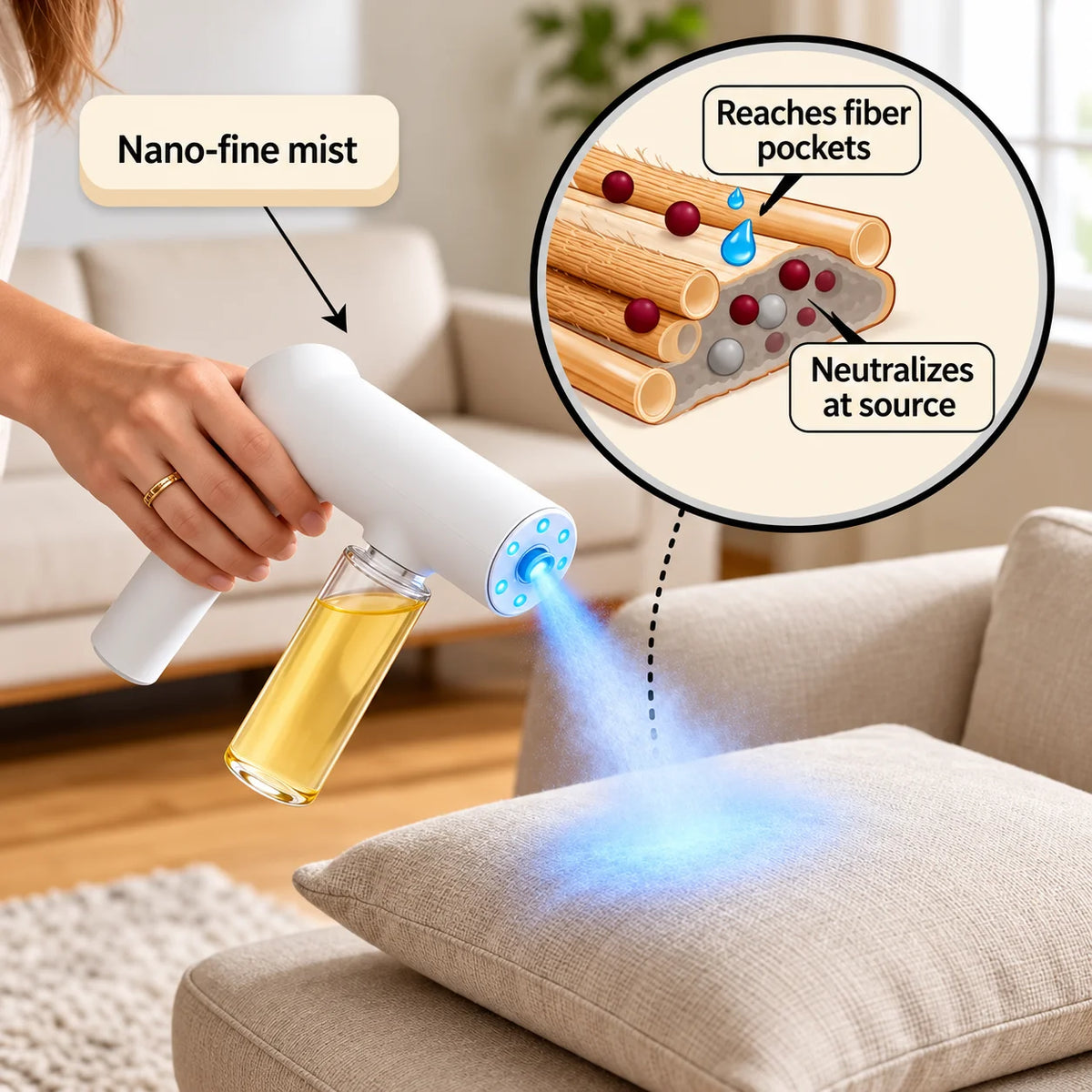PawMist™ Probiotic Nano-Mist Pet Odour Eliminator